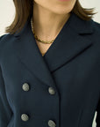 WOOL 140's DOUBLE-BREASTED JACKET