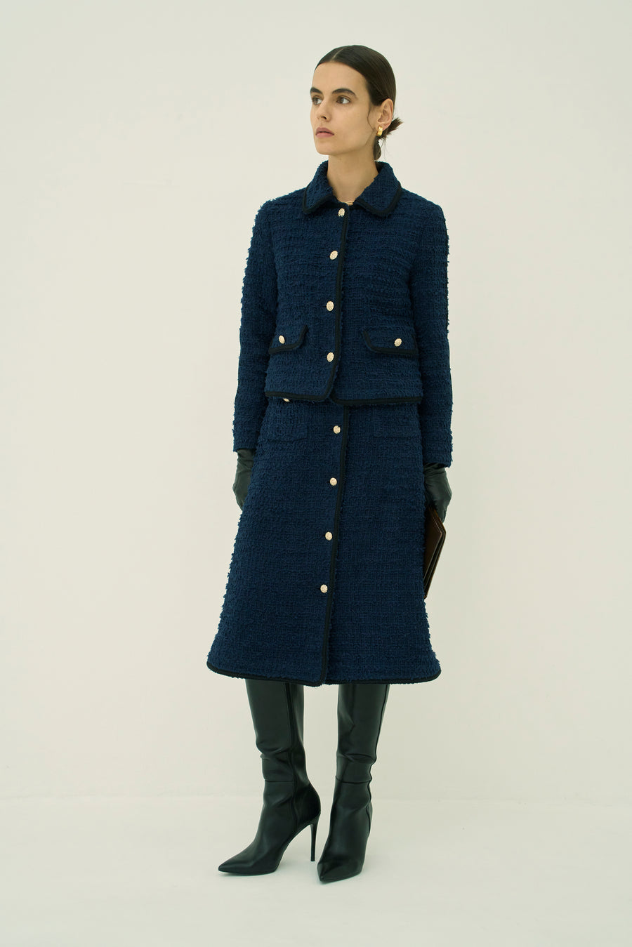 FRINGE TWEED JACKET