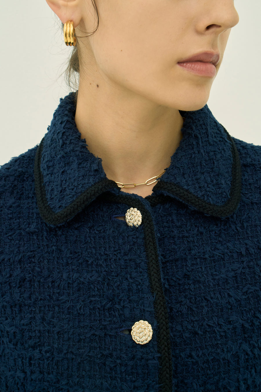 FRINGE TWEED JACKET