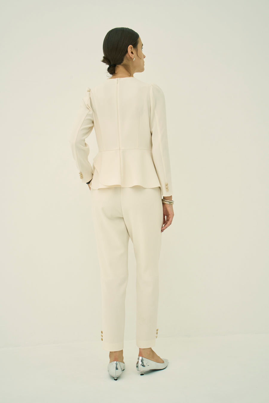 TRIACETATE - (H) PEPLUM BLOUSE