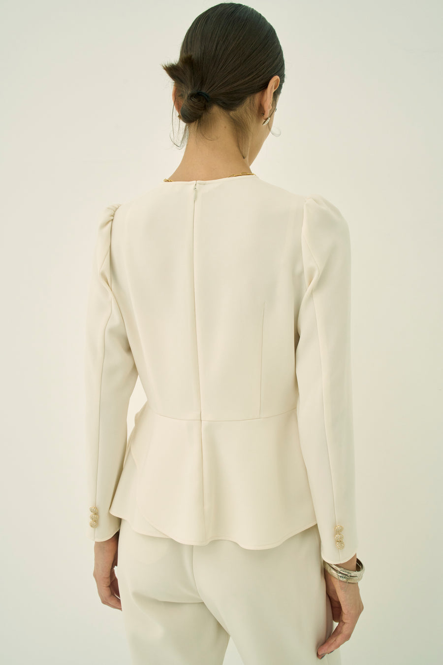 TRIACETATE - (H) PEPLUM BLOUSE