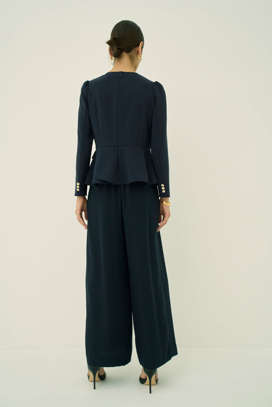 TRIACETATE - (H) PEPLUM BLOUSE