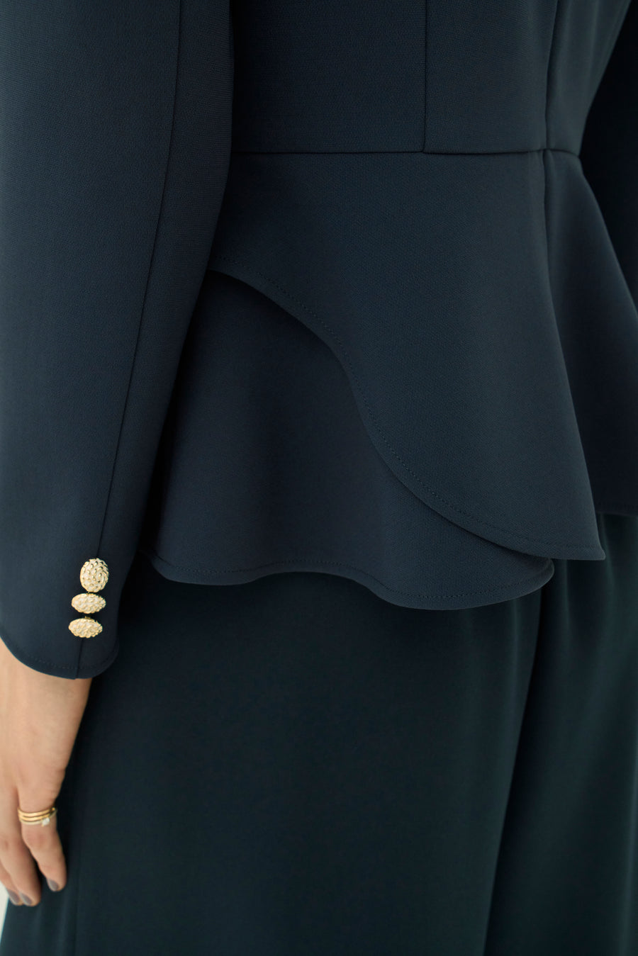 TRIACETATE - (H) PEPLUM BLOUSE