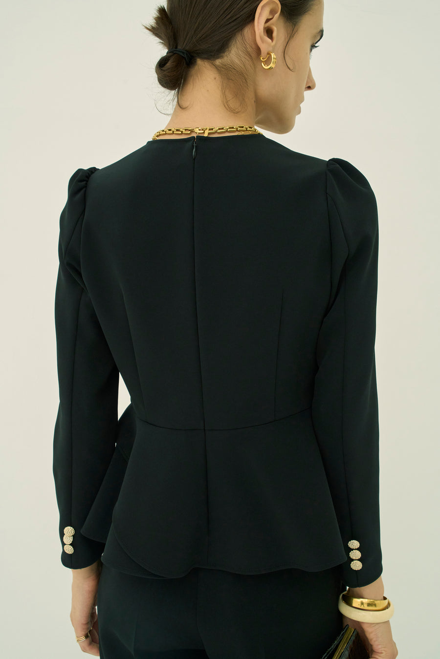 TRIACETATE - (H) PEPLUM BLOUSE