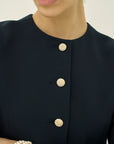 TRIACETATE-(NS) FLARED DRESS