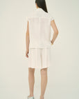 TRIACETATE - (D). SLEEVELESS BLOUSE