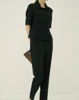 TRIACETATE SHORT JACKET