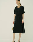 TRIACETATE  U-NECK DRESS
