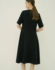 TRIACETATE  U-NECK DRESS