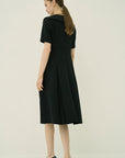 TRIACETATE COLLAR DORESS