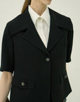 TRIACETATE - (J)  LARGE COLLAR JACKET