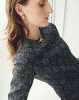 WOOL SILK DRESS