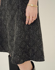 WOOL SILK DRESS