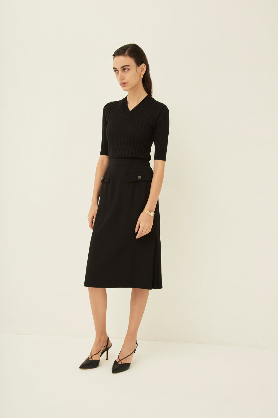 25ssシーズン先行予約販売・TRIACETATE-(B) SKIRT