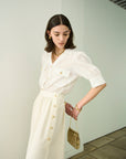 TRIACETATE - (SW) GATHERED SKIRT