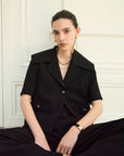 TRIACETATE - (J)  LARGE COLLAR JACKET