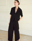 TRIACETATE - (J) W-TUCK PANTS