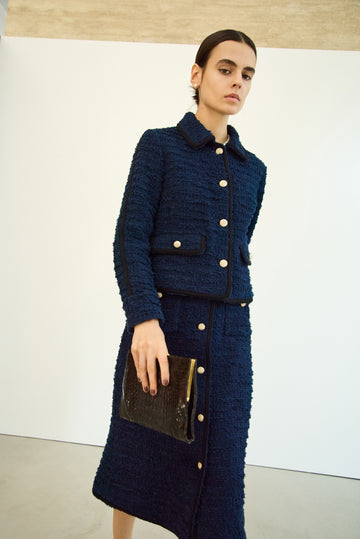 FRINGE TWEED JACKET