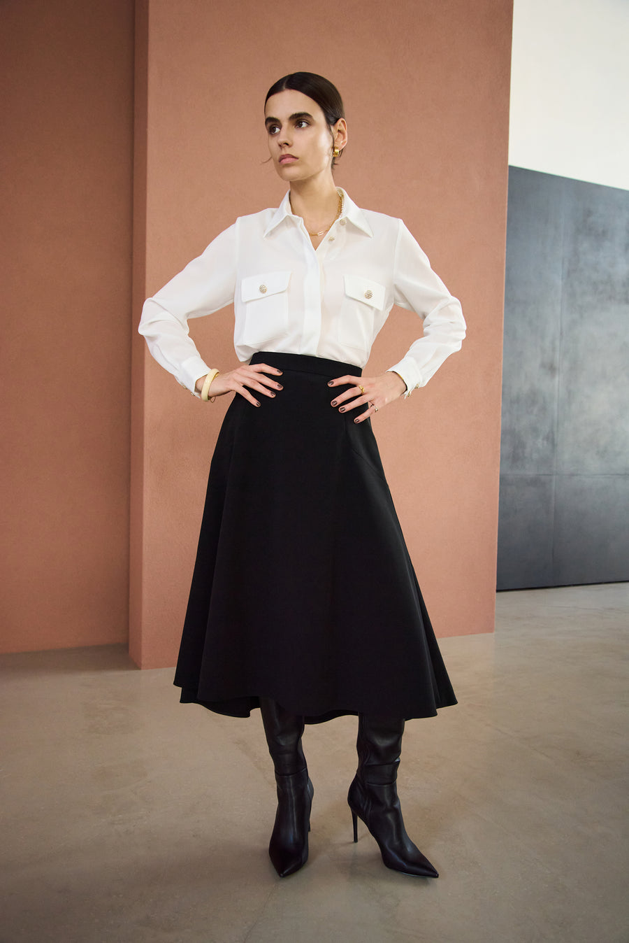 TRIACETATE-(D) BLOUSE